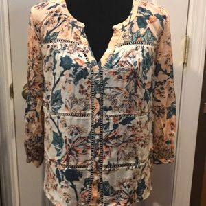 Lucky Brand 3/4-sleeve Top